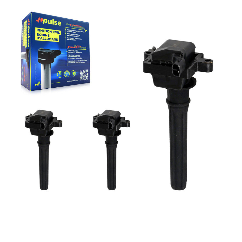 Ignition Coil (3 Pack) For Chrysler Sebring 300 Dodge Intrepid Magnum Concorde Stratus KMP-100300