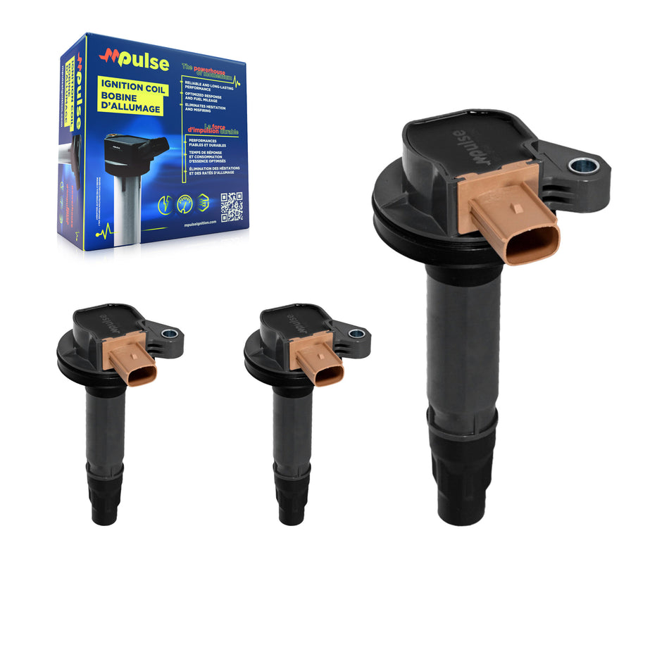 Ignition Coil (3 Pack) For Ford F-150 Transit-250 Explorer Transit-150 Transit-350 HD MKT KMP-100304