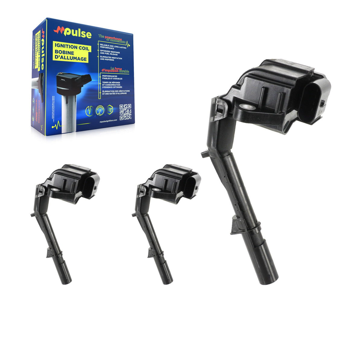 Ignition Coil (3 Pack) For Mercedes-Benz C300 GLC300 GLA250 CLA250 B250 INFINITI Sprinter KMP-100341