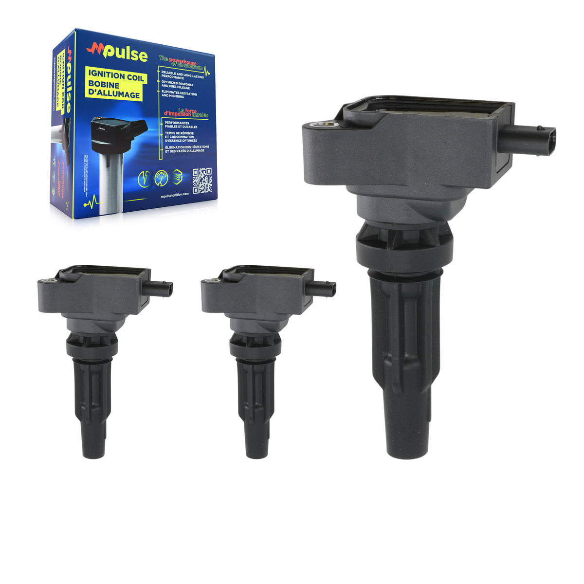 Ignition Coil (3 Pack) For Ford Escape Explorer Edge Ranger Bronco Sport Lincoln Transit KMP-100356