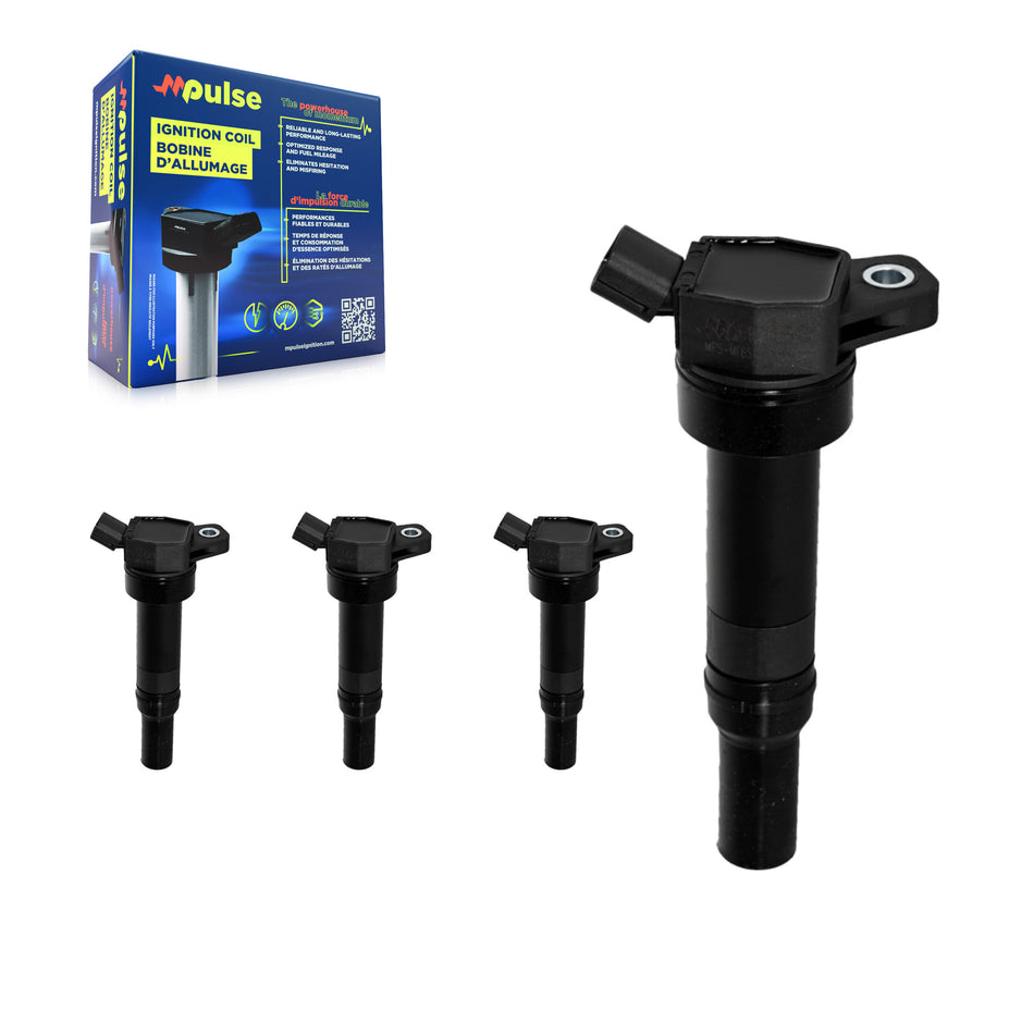 Ignition Coil (4 Pack) For Hyundai Elantra Tucson Kia Soul GT Forte Rondo Forte5 Coupe KMP-100378