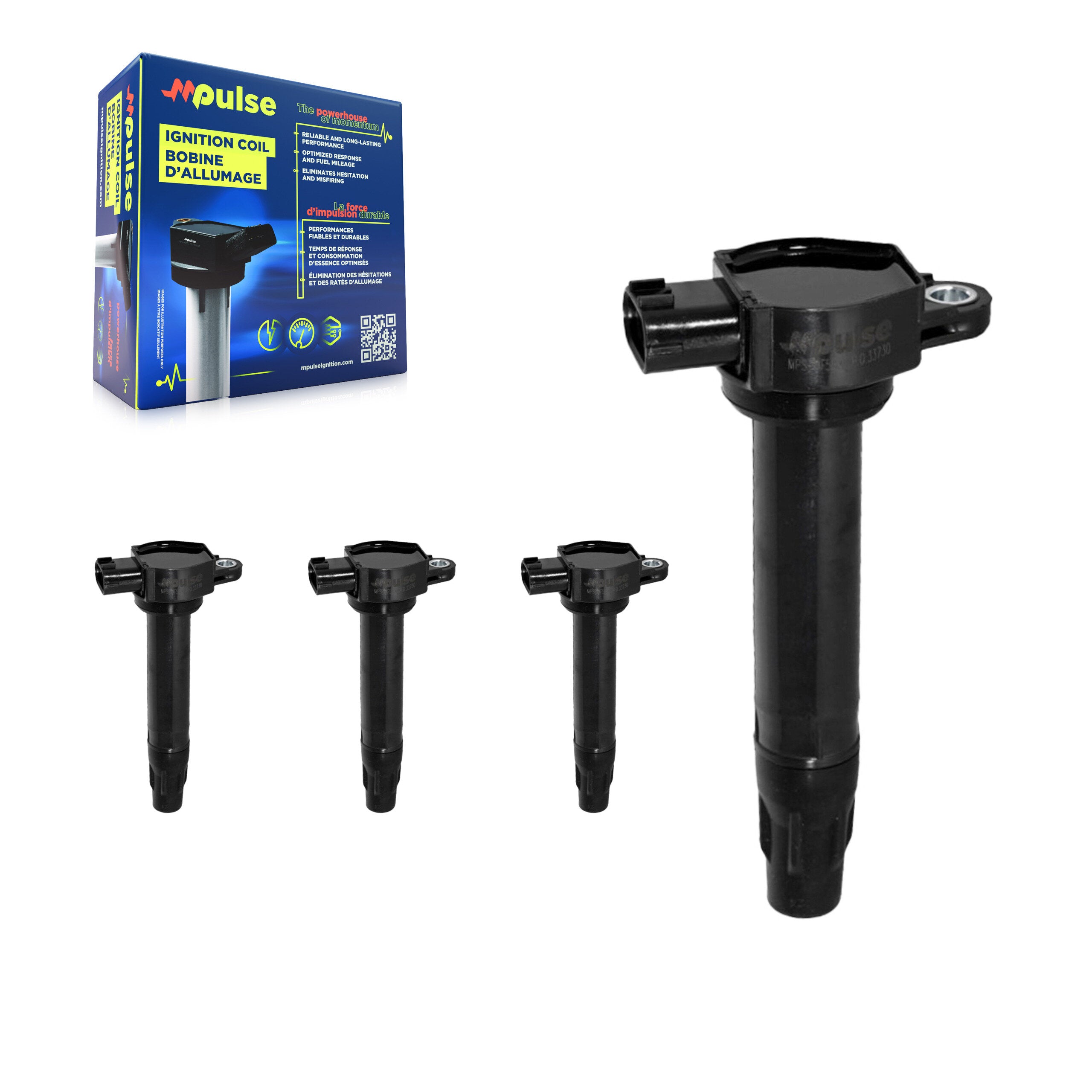 Ignition Coil (4 Pack) For Mitsubishi Outlander Lancer RVR Sport KMP-100386