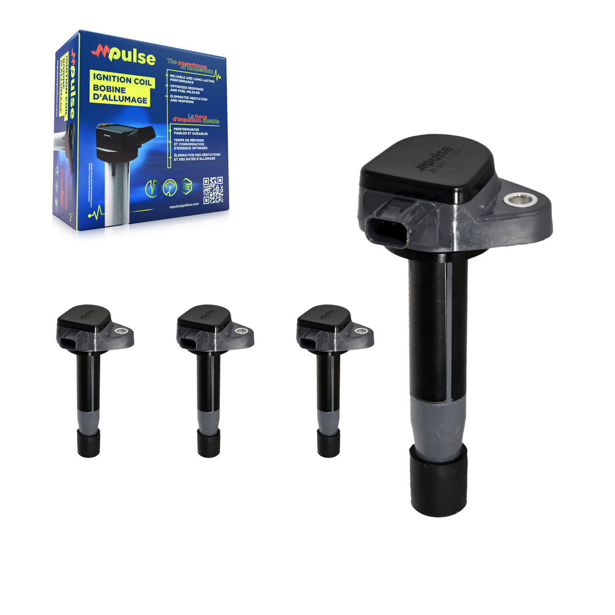 Ignition Coil (4 Pack) For Honda Odyssey Accord Acura TL TSX Crosstour RL KMP-100397