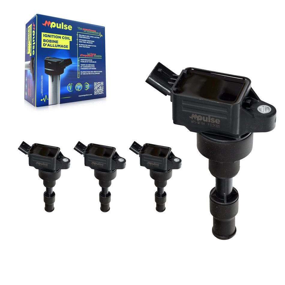 Ignition Coil (4 Pack) For Hyundai Kia Tucson Sorento Sportage Santa Fe Sport Sonata G70 KMP-100405
