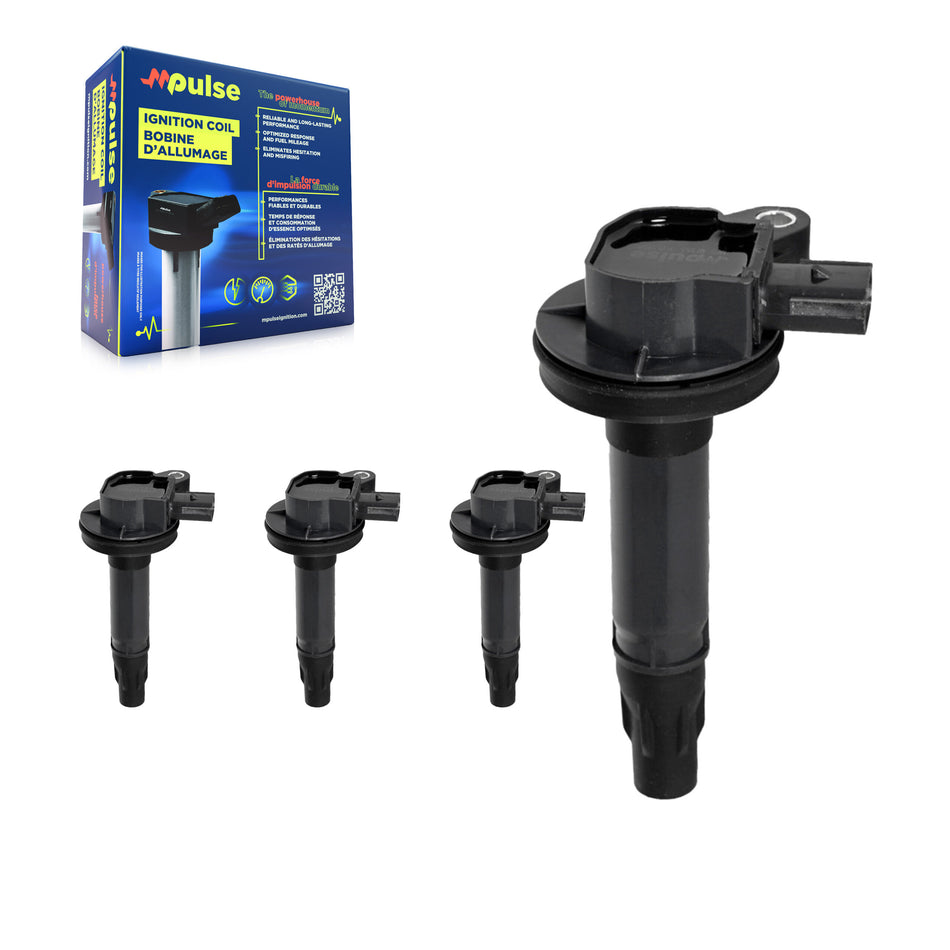 Ignition Coil (4 Pack) For Ford F-150 Edge Explorer Fusion Lincoln Mazda Mustang MKX 6 HD KMP-100420