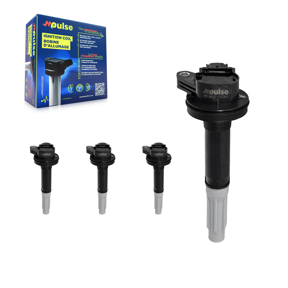 Ignition Coil (4 Pack) For Ford F-150 Mustang 5.0L KMP-100421