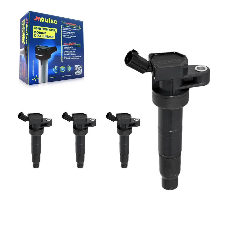 Ignition Coil (4 Pack) For Hyundai Kia Tucson Santa Fe Sport Sonata Sorento Optima Forte KMP-100479