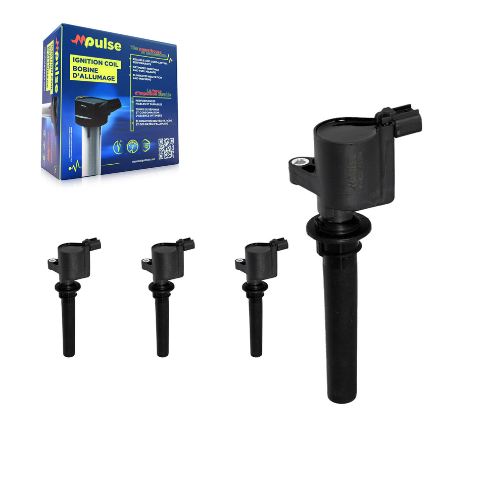 Ignition Coil (4 Pack) For Ford Escape Mazda Tribute Taurus Five Hundred Freestyle Sable KMP-100486
