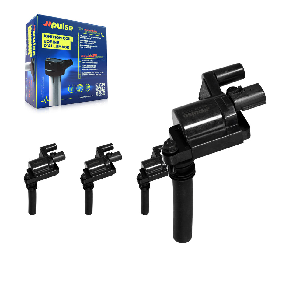 Ignition Coil (4 Pack) For Dodge Ram 1500 2500 3500 Chrysler 300 Jeep Grand Cherokee KMP-100519