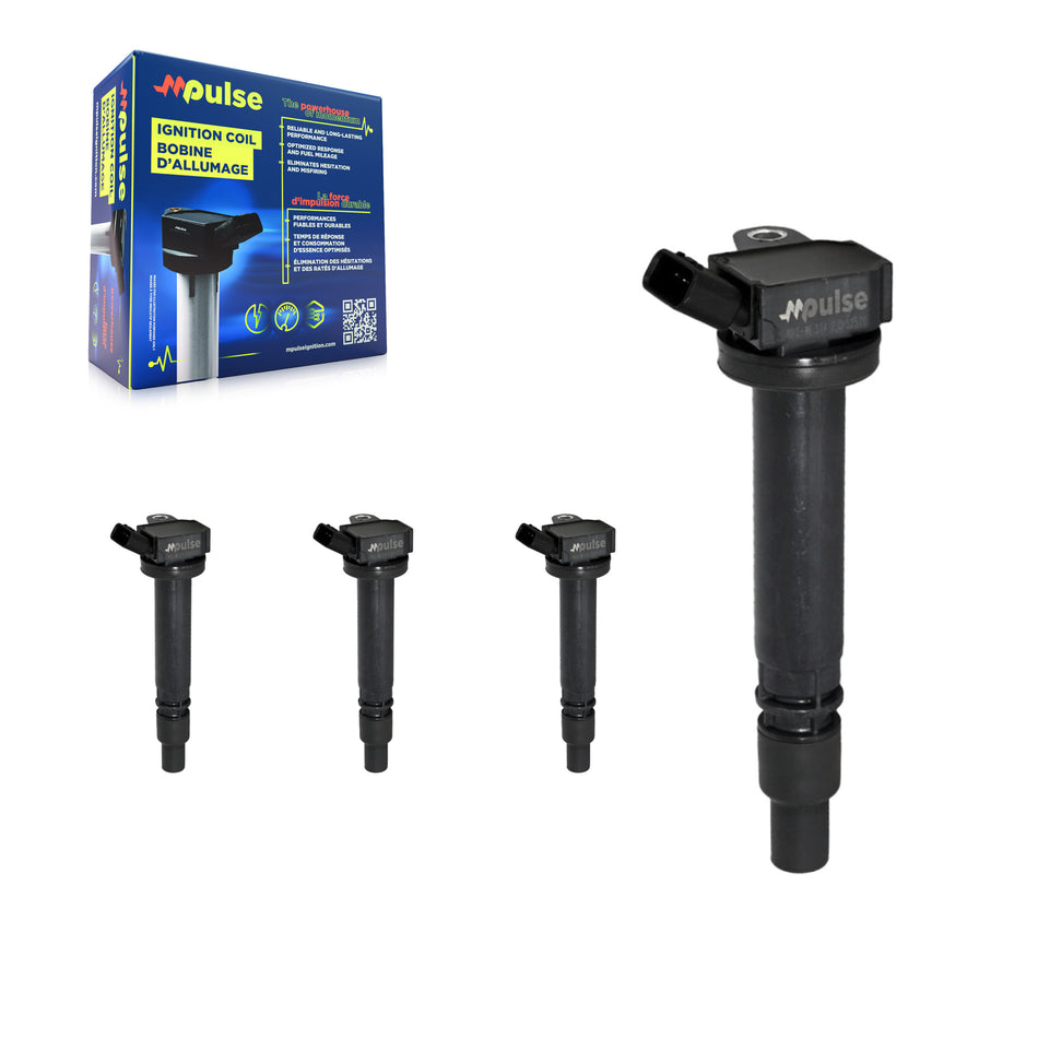Ignition Coil (4 Pack) For Toyota Corolla Matrix Pontiac Vibe Celica KMP-100526