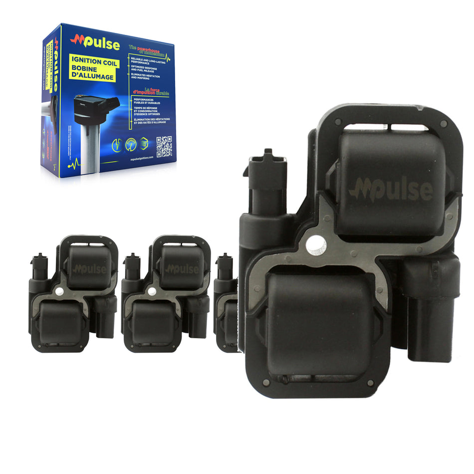 Ignition Coil (4 Pack) For Mercedes-Benz B200 E320 Chrysler Crossfire C240 SL500 CLK320 KMP-100530