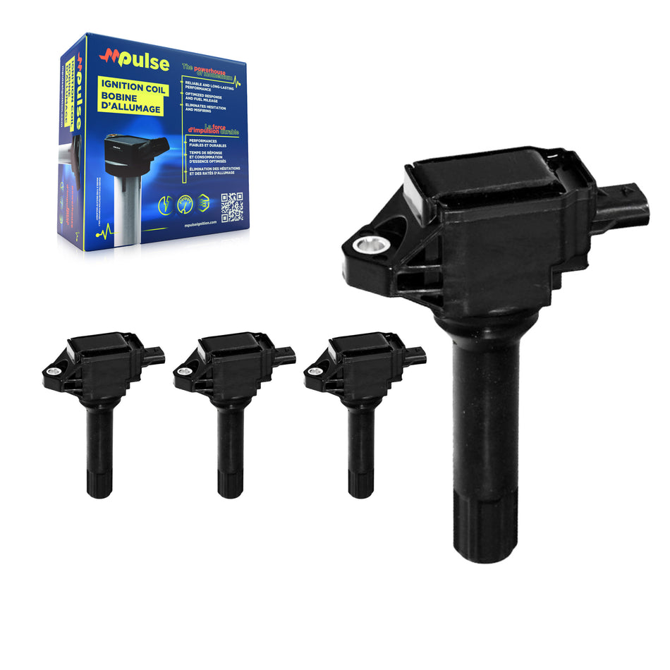 Ignition Coil (4 Pack) For Subaru Forester Impreza XV Crosstrek Outback Legacy Scion FR-S KMP-100542