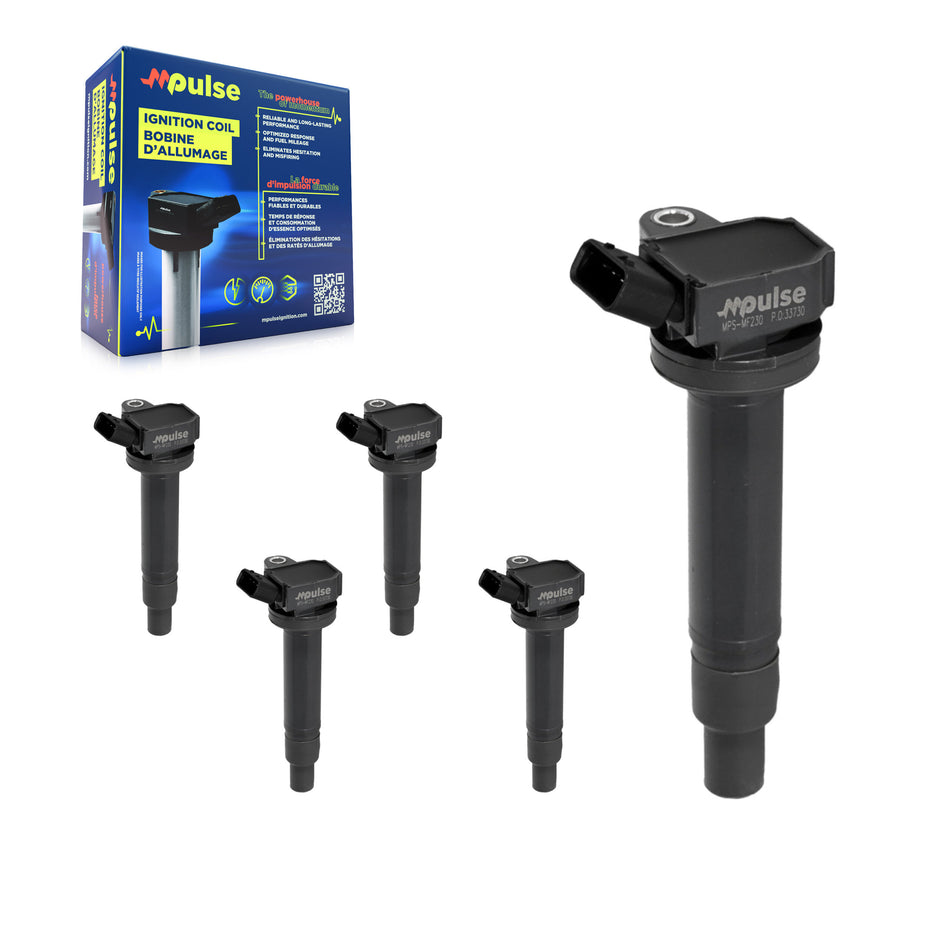 Ignition Coil (5 Pack) For Toyota Tundra 4Runner Lexus Sequoia SC430 GX470 LS430 LX470 KMP-100551