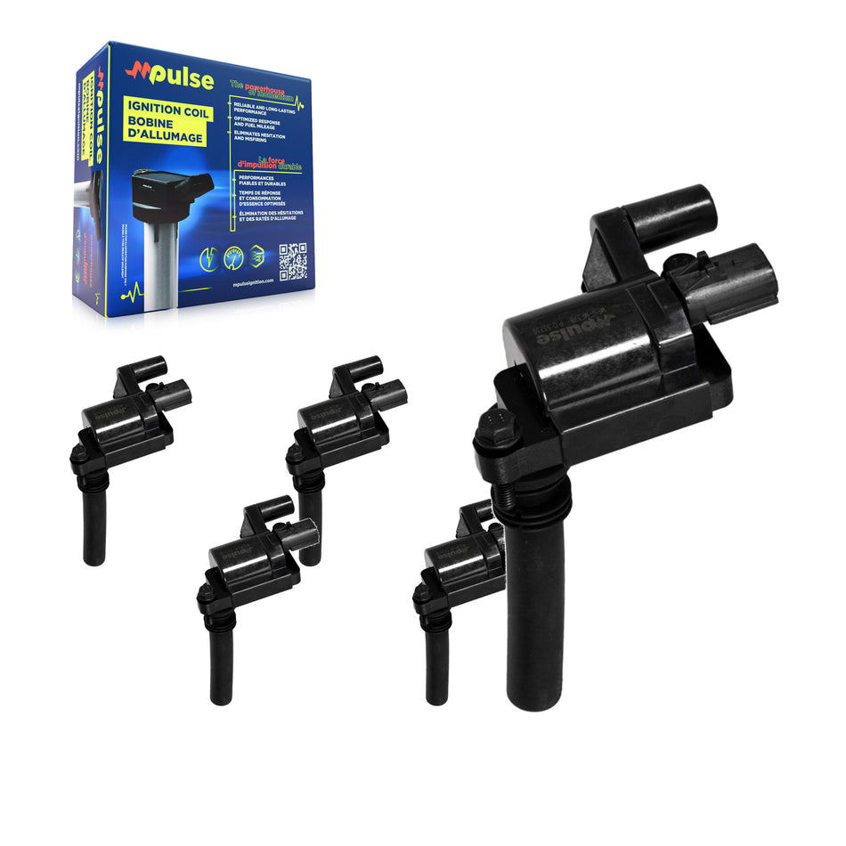Ignition Coil (5 Pack) For Dodge Ram 1500 2500 3500 Chrysler 300 Jeep Grand Cherokee KMP-100626