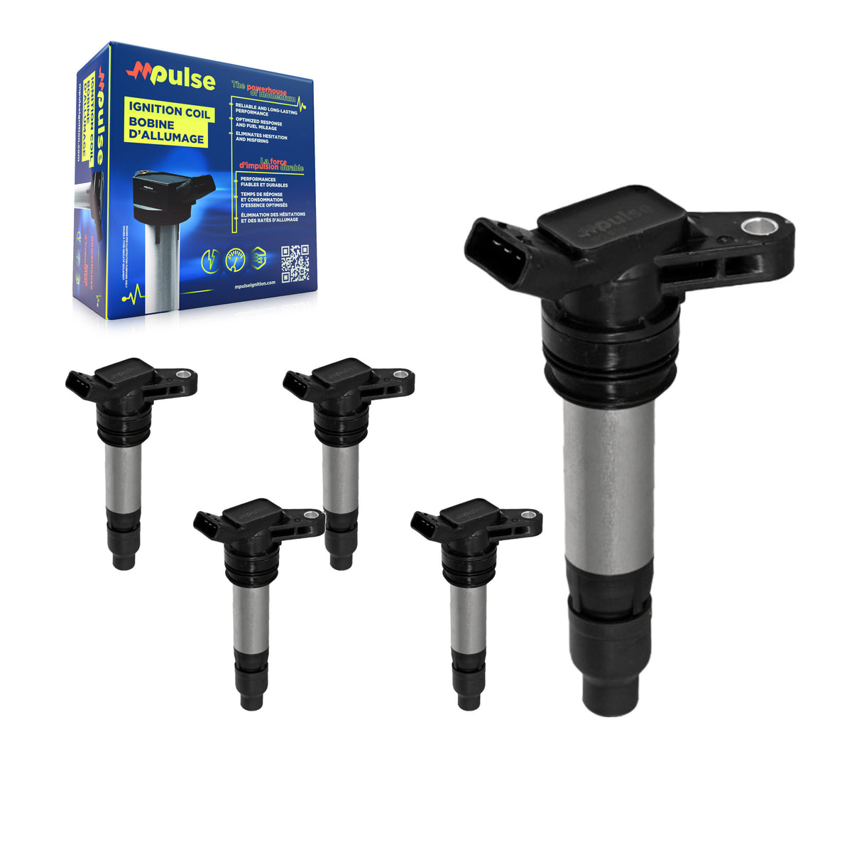 Ignition Coil (5 Pack) For Volvo XC60 XC90 XC70 S60 Land Rover LR2 S80 V60 V70 KMP-100675