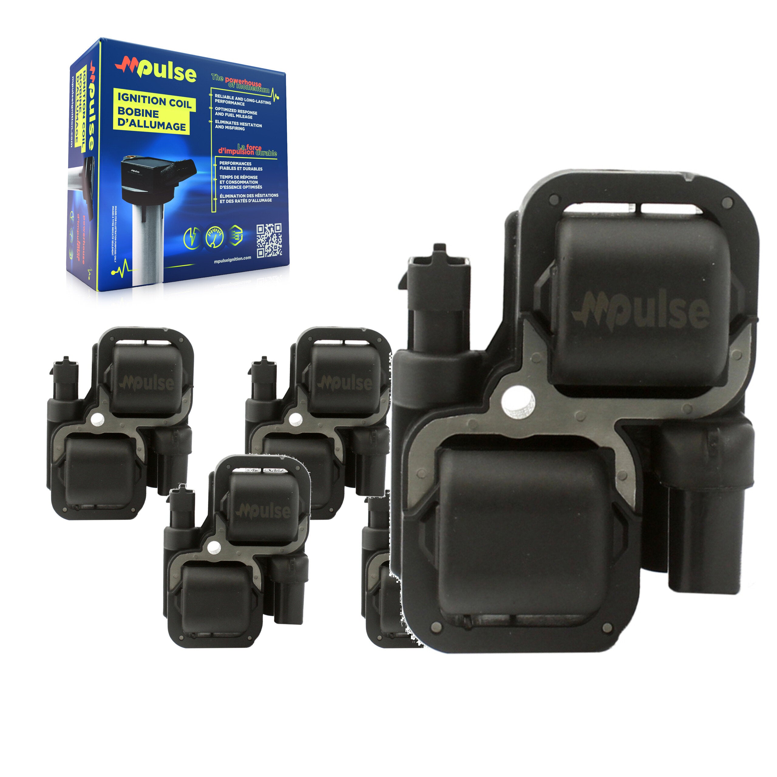 Ignition Coil (5 Pack) For Mercedes-Benz B200 E320 Chrysler Crossfire C240 SL500 CLK320 KMP-100710