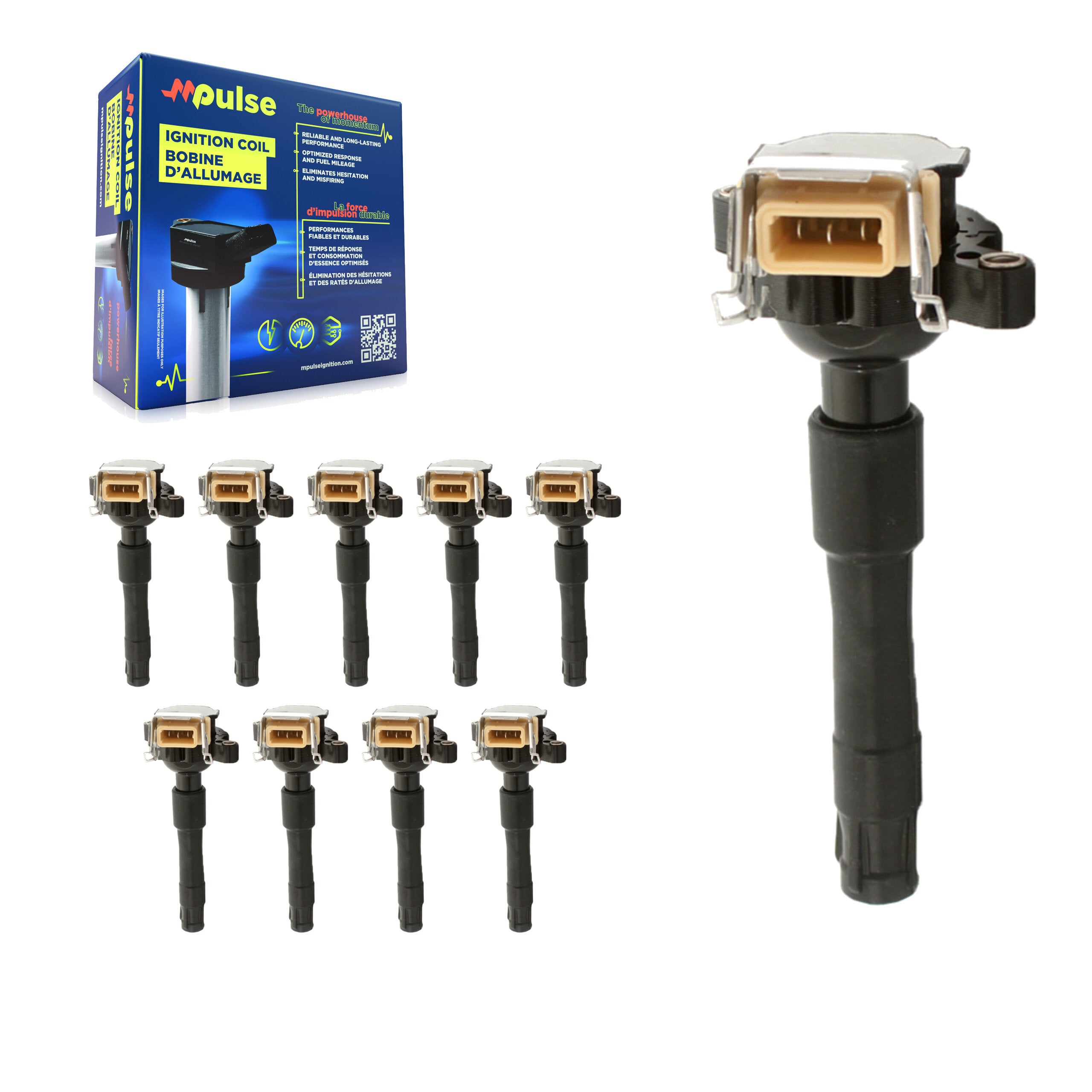 Ignition Coil (10 Pack) For BMW Z3 X5 328i 540i 323i 528i 323Ci 330i M3 M5 530i 328is Z8 KMP-100749