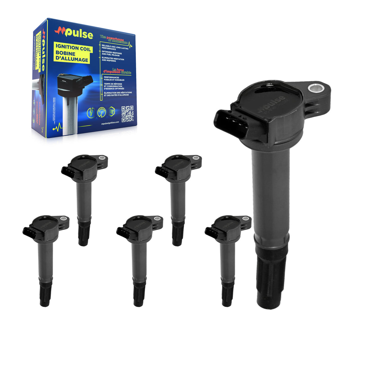 Ignition Coil (6 Pack) For Toyota RAV4 Camry Lexus Highlander Tundra Sienna 4Runner Venza KMP-100912