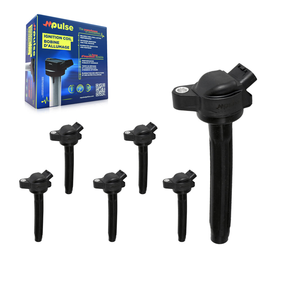 Ignition Coil (6 Pack) For Toyota Highlander Camry Lexus RX350 Sienna RX450h ES350 RX350L KMP-100913