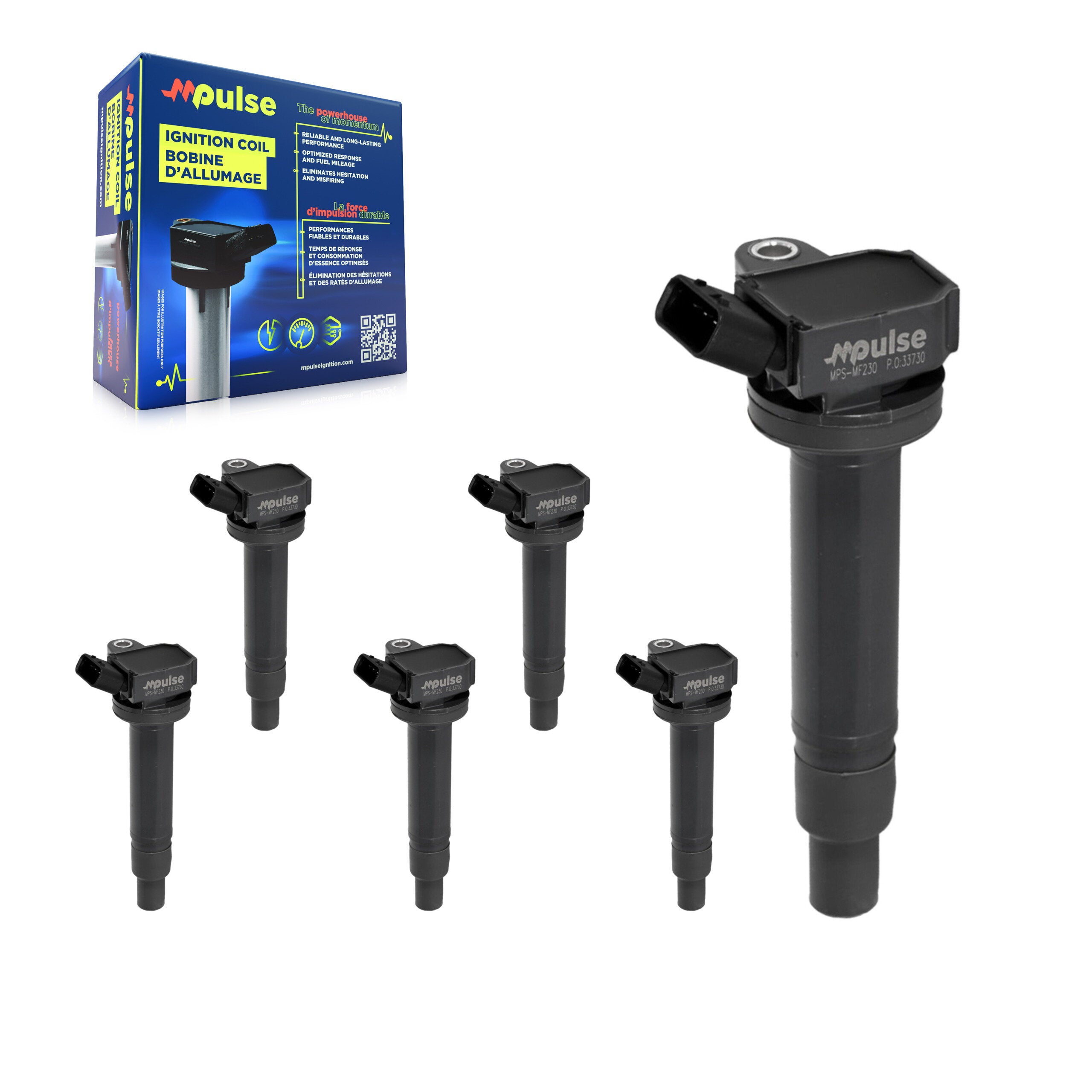 Ignition Coil (6 Pack) For Toyota Tundra 4Runner Lexus Sequoia SC430 GX470 LS430 LX470 KMP-100915