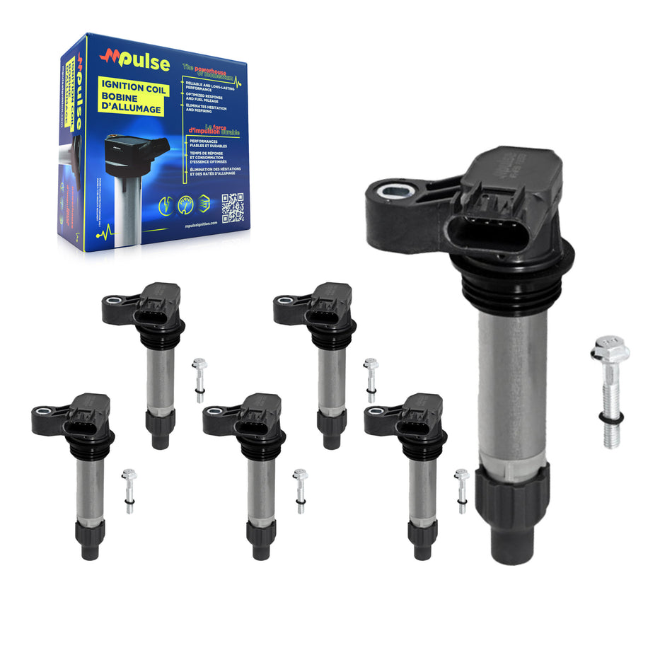 Ignition Coil (6 Pack) For Chevrolet Equinox GMC Terrain Cadillac Traverse Buick Enclave KMP-100946