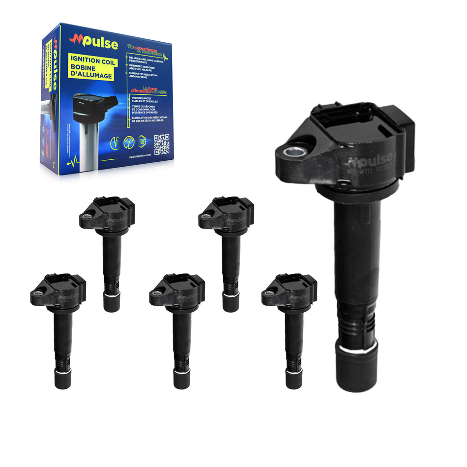 Ignition Coil (6 Pack) For Honda Acura Accord Pilot MDX Odyssey Ridgeline RDX TLX RLX KMP-100995