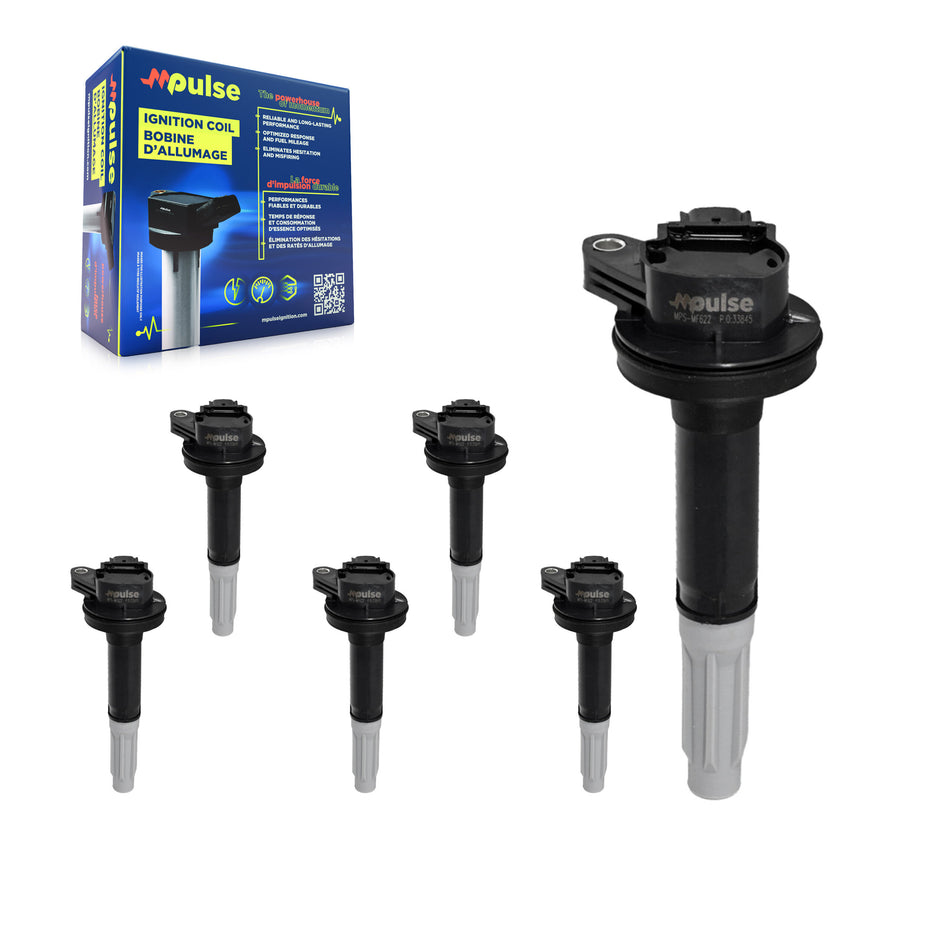 Ignition Coil (6 Pack) For Ford F-150 Mustang 5.0L KMP-101003