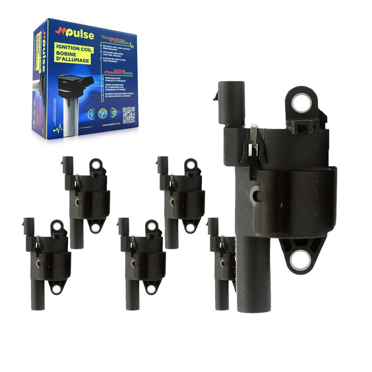 Ignition Coil (6 Pack) For Chevrolet GMC Silverado 1500 Sierra 2500 HD Tahoe Yukon 3500 KMP-101010