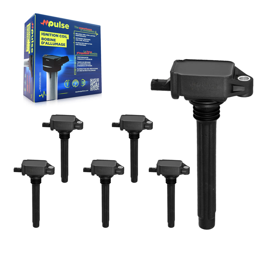 Ignition Coil (6 Pack) For Dodge Ram Grand Caravan 1500 Jeep Cherokee Classic Journey 200 KMP-101013