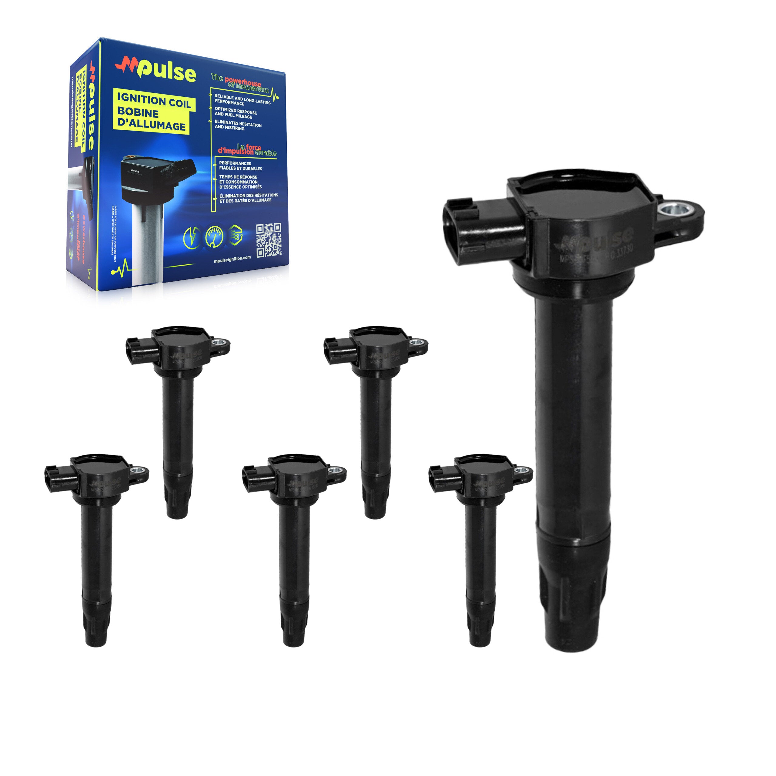 Ignition Coil (6 Pack) For Mitsubishi Outlander Lancer RVR Sport KMP-101080