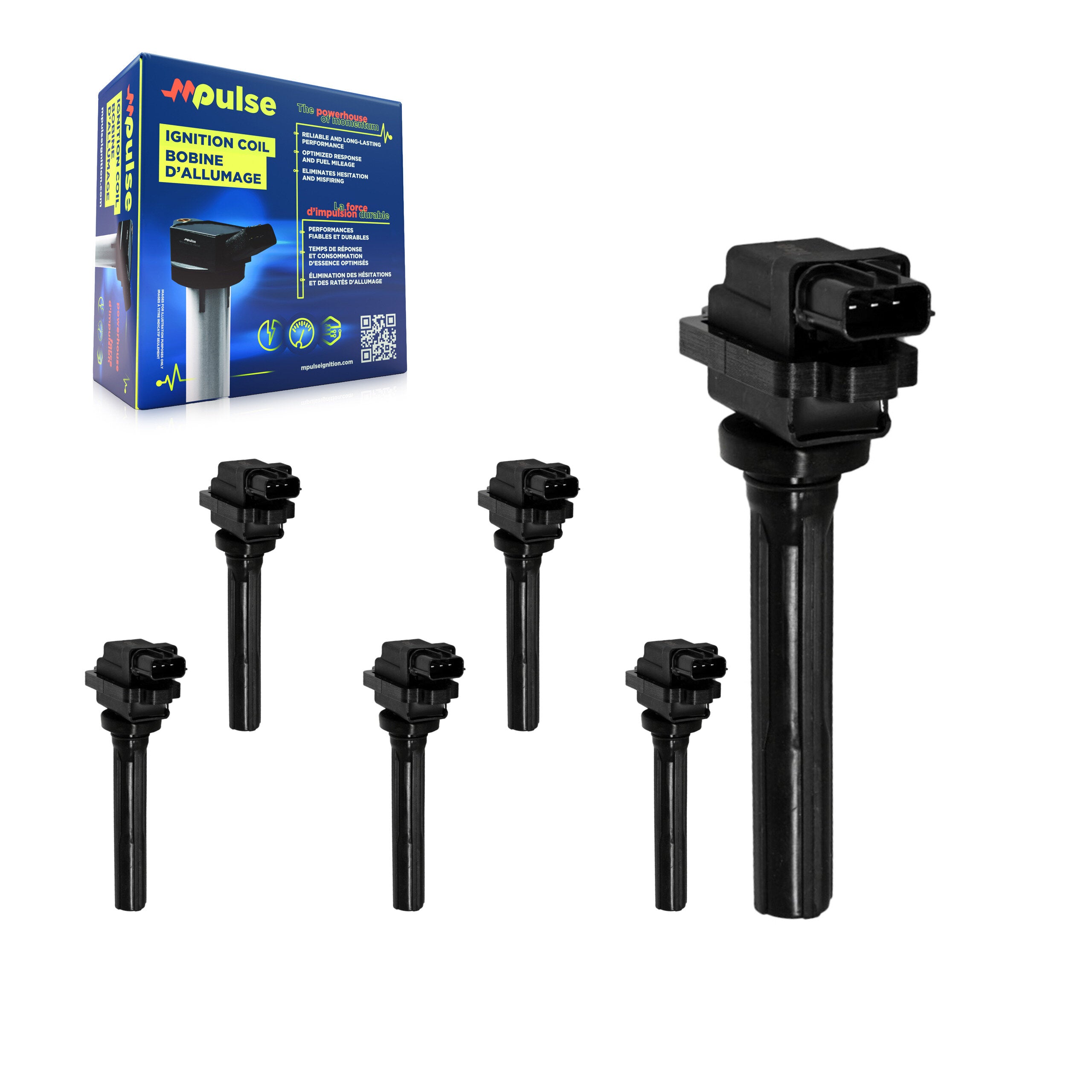 Ignition Coil (6 Pack) For Suzuki Chevrolet Tracker Grand Vitara Aerio XL-7 Sidekick KMP-101086