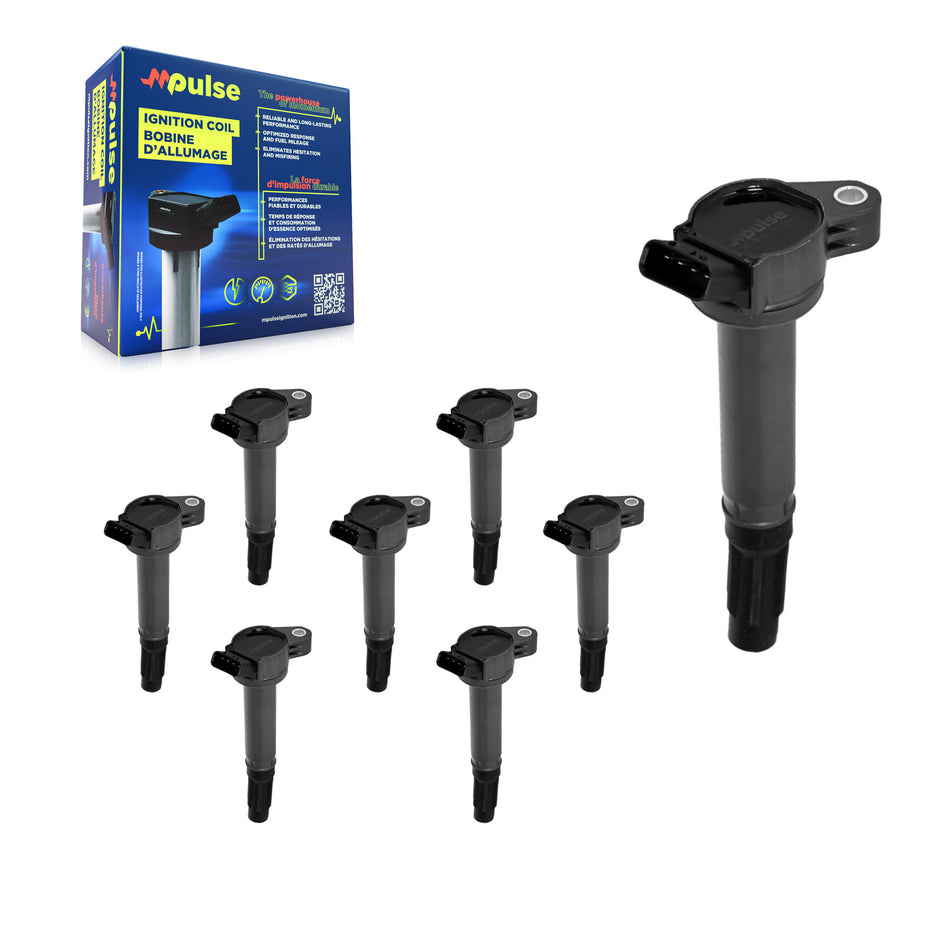 Ignition Coil (8 Pack) For Toyota RAV4 Camry Lexus Highlander Tundra Sienna 4Runner Venza KMP-101094