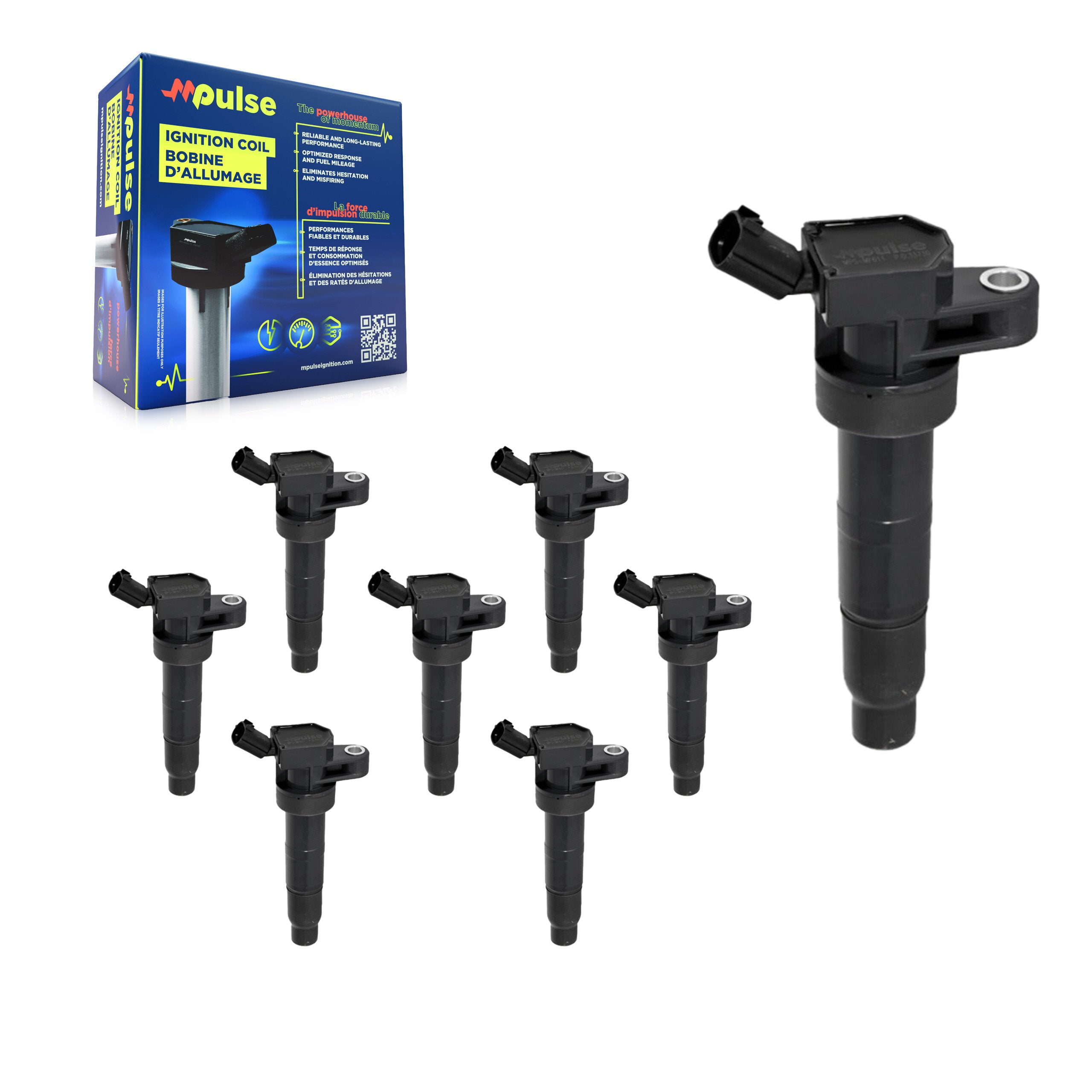 Ignition Coil (8 Pack) For Hyundai Kia Tucson Santa Fe Sport Sonata Sorento Optima Forte KMP-101226