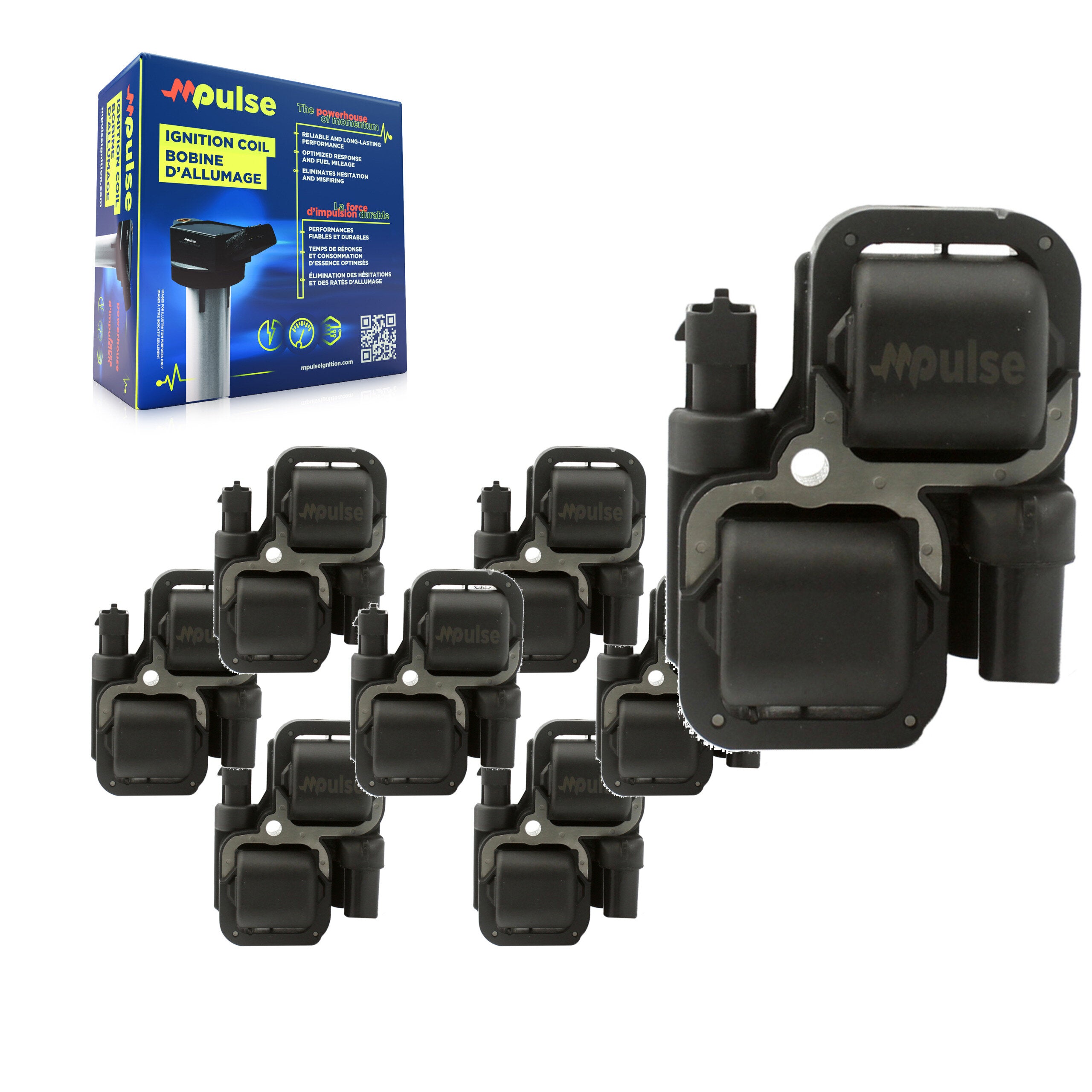 Ignition Coil (8 Pack) For Mercedes-Benz B200 E320 Chrysler Crossfire C240 SL500 CLK320 KMP-101256