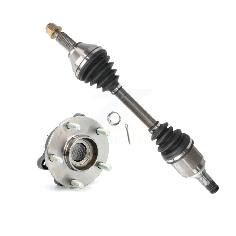 Front Left CV Axle Drive Shaft And Complete Hub Bearing Assembly Kit For Nissan Altima KN7-100008
