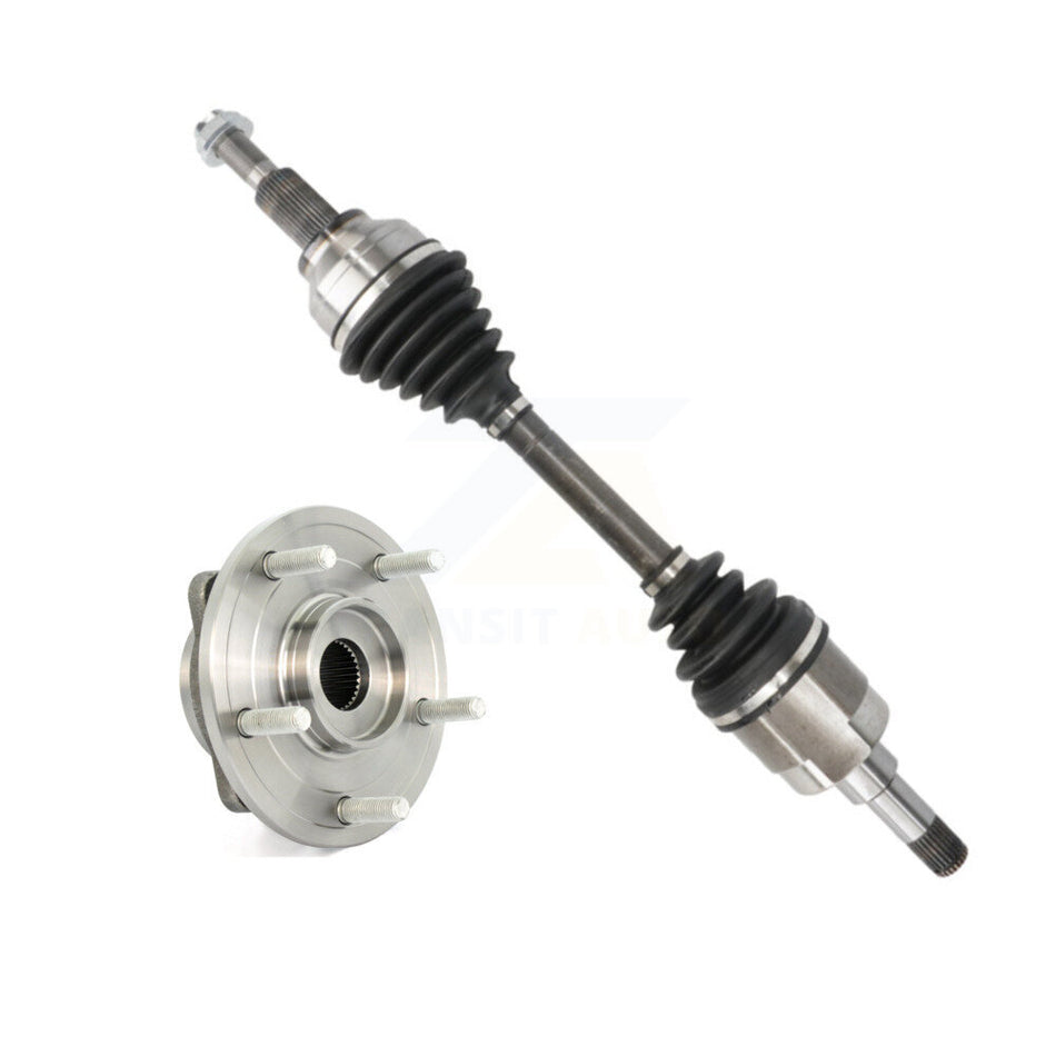 Front Left CV Axle Drive Shaft And Complete Hub Bearing Assembly Kit For Dodge Journey KN7-100017