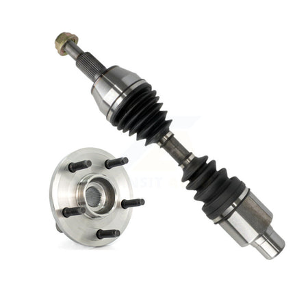 Front Left CV Axle Drive Shaft And Hub Bearing Kit For Dodge Dakota Mitsubishi Raider KN7-100029