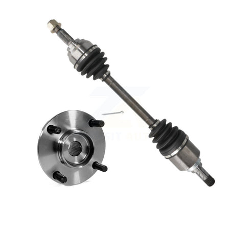 Front Left CV Axle Drive Shaft And Wheel Hub Bearing Assembly Kit For Nissan Versa Cube KN7-100040
