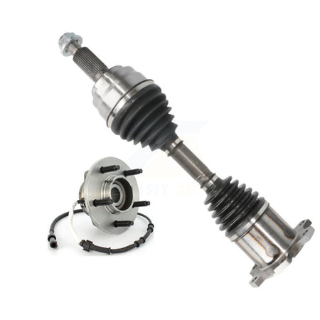 Front Left CV Axle Shaft And Hub Bearing Kit For Ford F-150 Heritage 4WD with 4-Wheel ABS KN7-100049