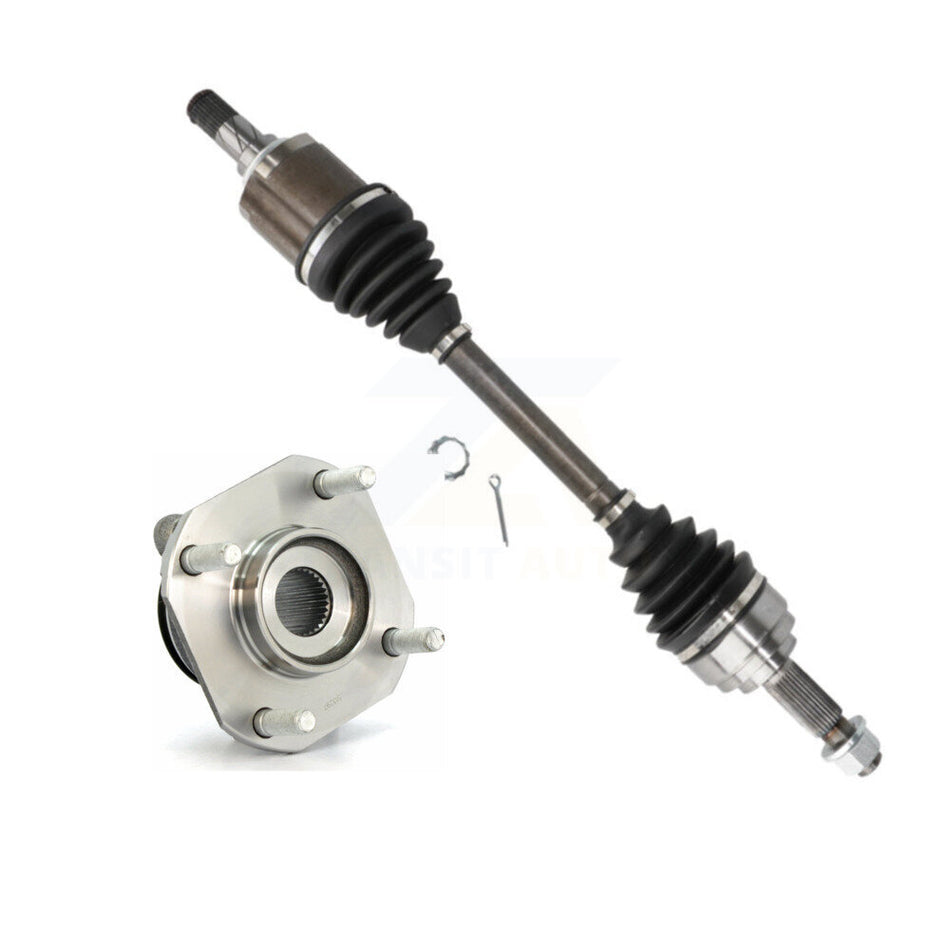 Front Left CV Axle Drive Shaft And Complete Hub Bearing Assembly Kit For Nissan Sentra KN7-100085