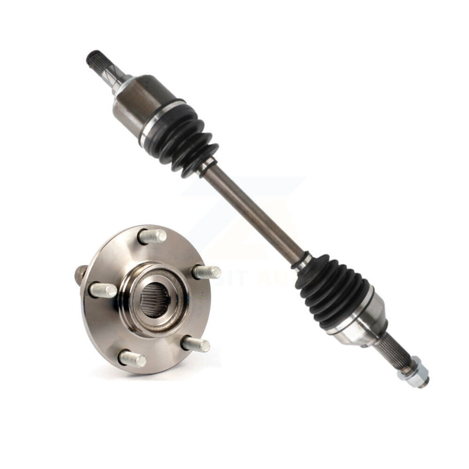Front Left CV Axle Drive Shaft And Wheel Hub Bearing Kit For Nissan Rogue Sentra Select KN7-100086