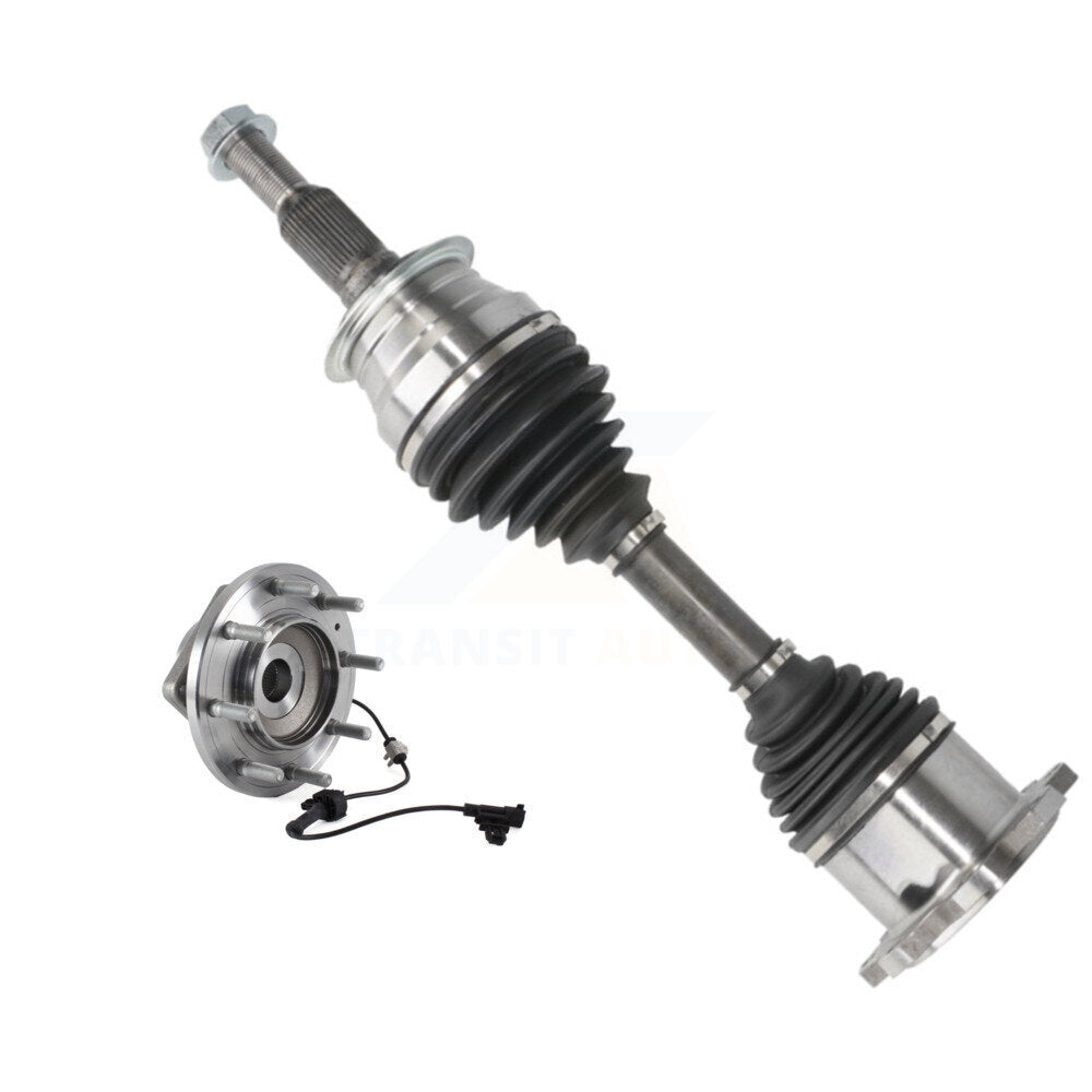 Front Left CV Axle Shaft And Bearing Kit For GMC Sierra 3500 HD Chevrolet Silverado 4WD KN7-100117
