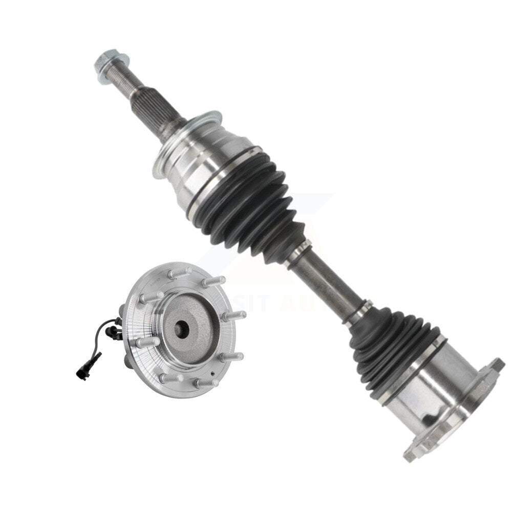 Front Left CV Axle Shaft And Bearing Kit For GMC Sierra 3500 HD Chevrolet Silverado RWD KN7-100118