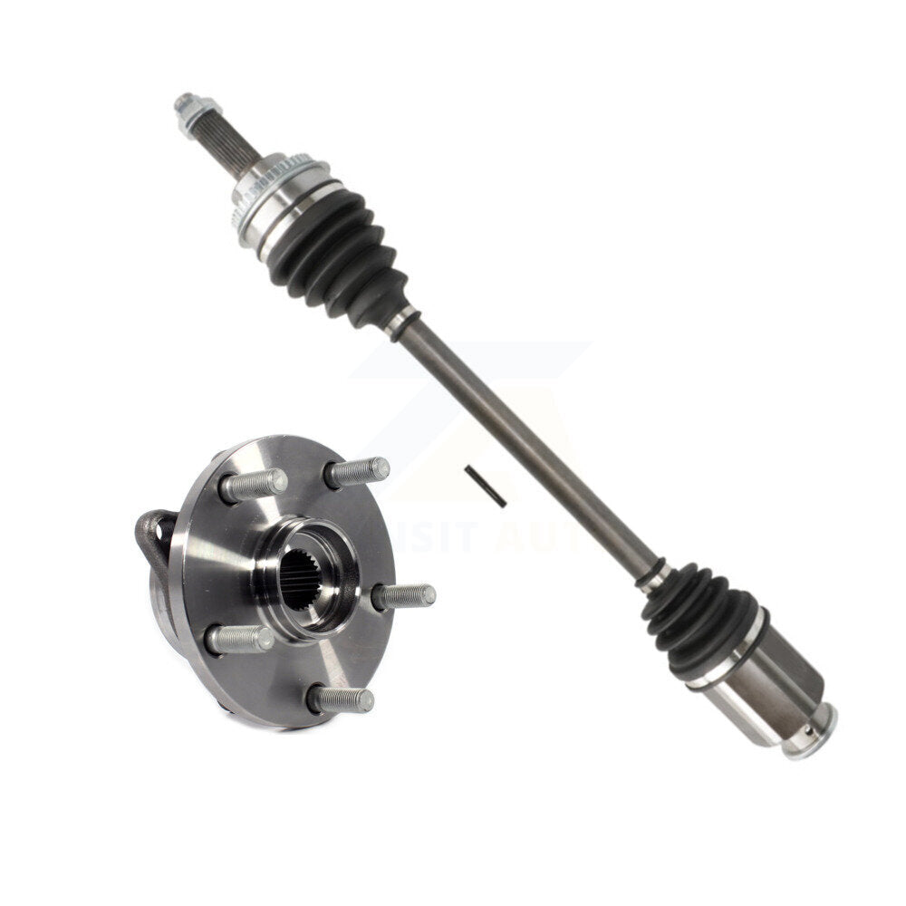 Front Left CV Axle Drive Shaft And Complete Hub Bearing Assembly Kit For Subaru Impreza KN7-100127
