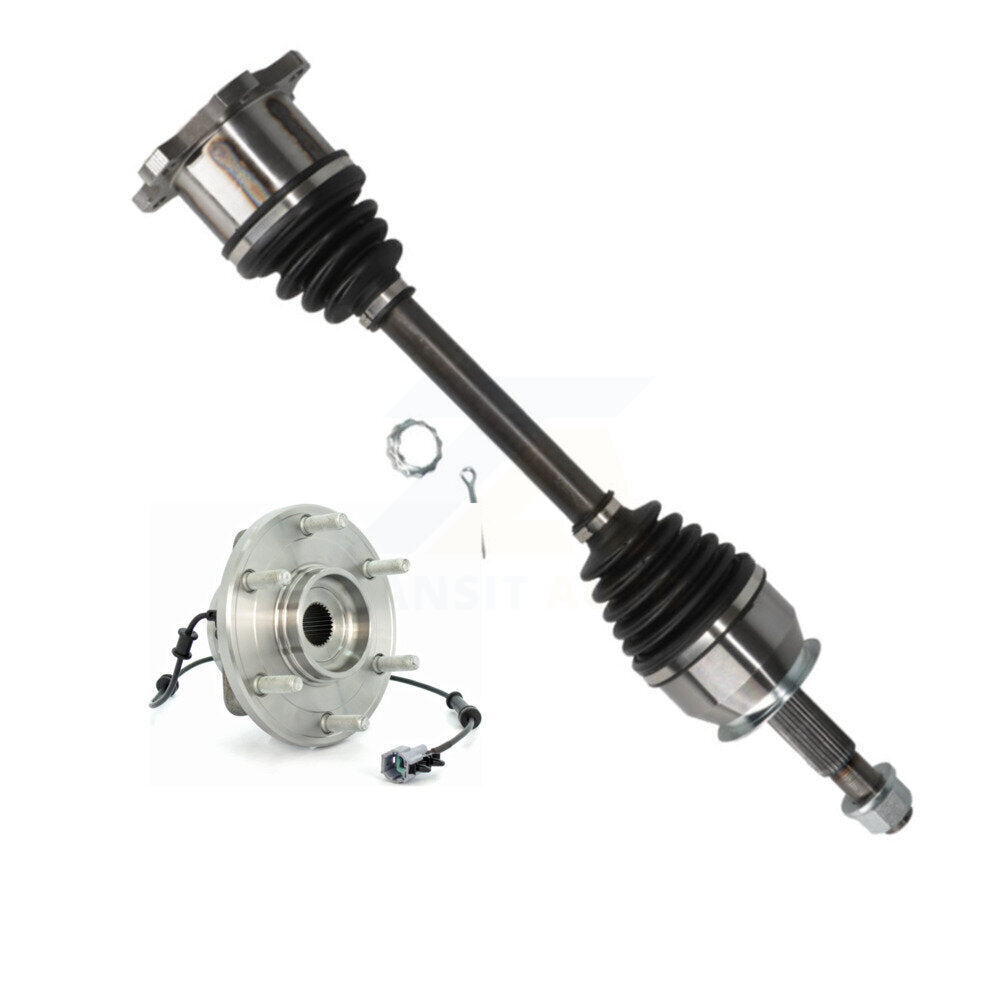 Front Left CV Axle Shaft And Bearing Kit For Nissan TITAN INFINITI QX56 Armada Pathfinder KN7-100130