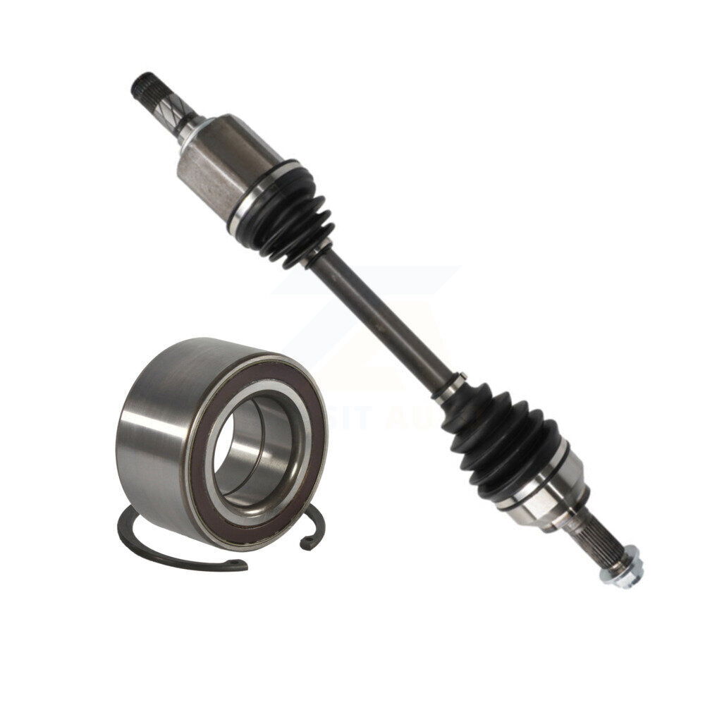 Front Left CV Axle Drive Shaft Complete Assembly And Bearing Kit For Mazda 3 5 Sport KN7-100177