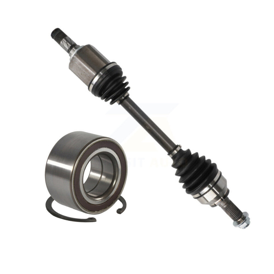 Front Left CV Axle Drive Shaft Complete Assembly And Bearing Kit For Mazda 3 5 Sport KN7-100177