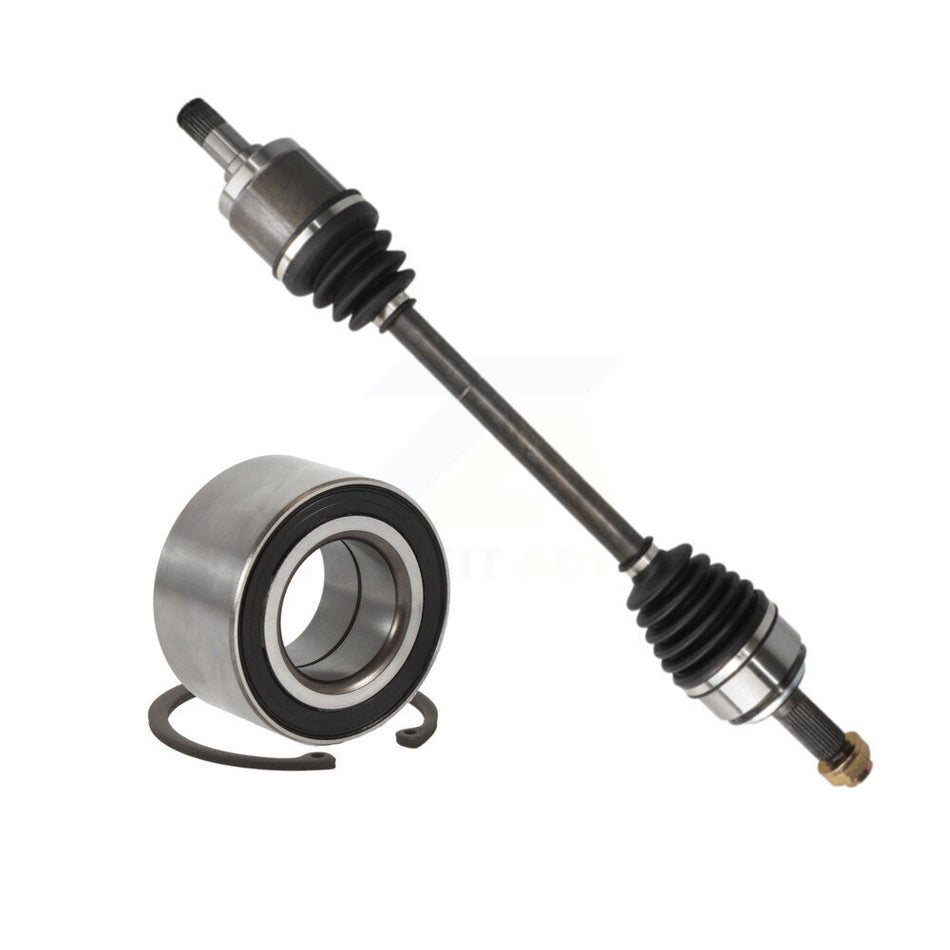 Front Left CV Axle Drive Shaft Complete Assembly And Wheel Bearing Kit For Honda Civic KN7-100184