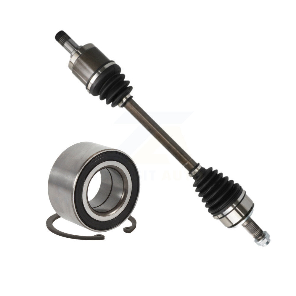 Front Left CV Axle Drive Shaft Complete Assembly And Wheel Bearing Kit For Honda Accord KN7-100187