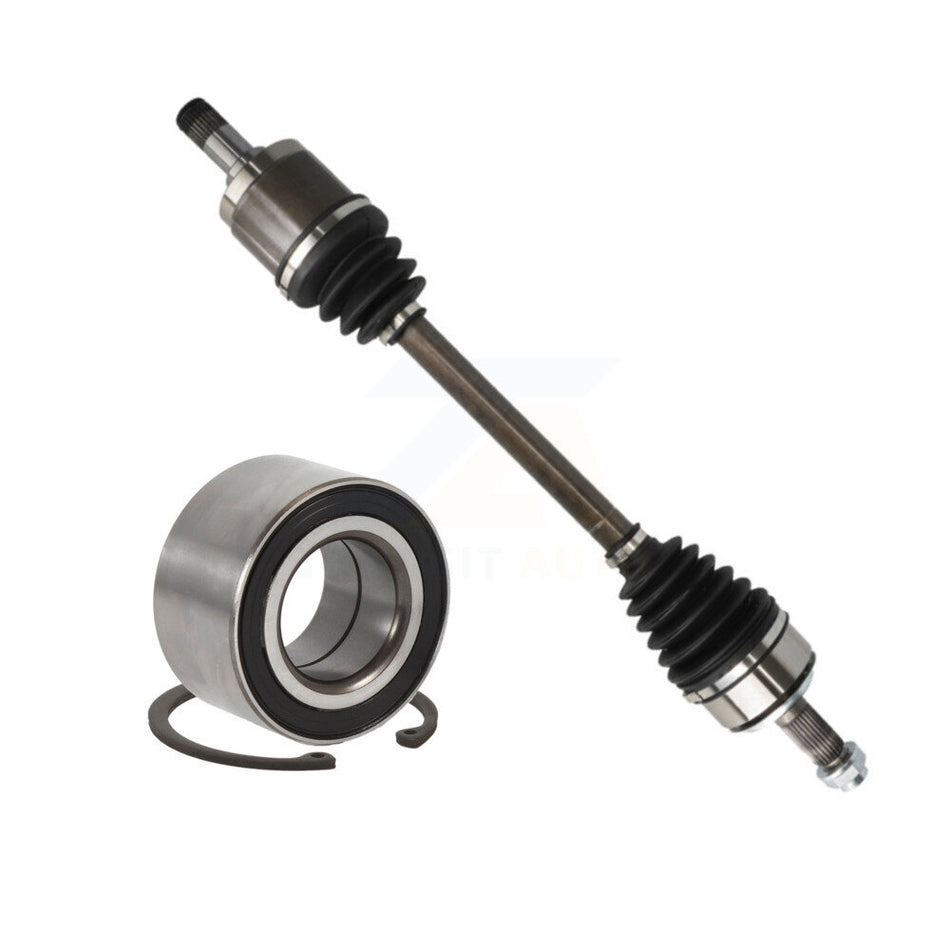 Front Left CV Axle Drive Shaft Complete Assembly And Wheel Bearing Kit For Honda Accord KN7-100187